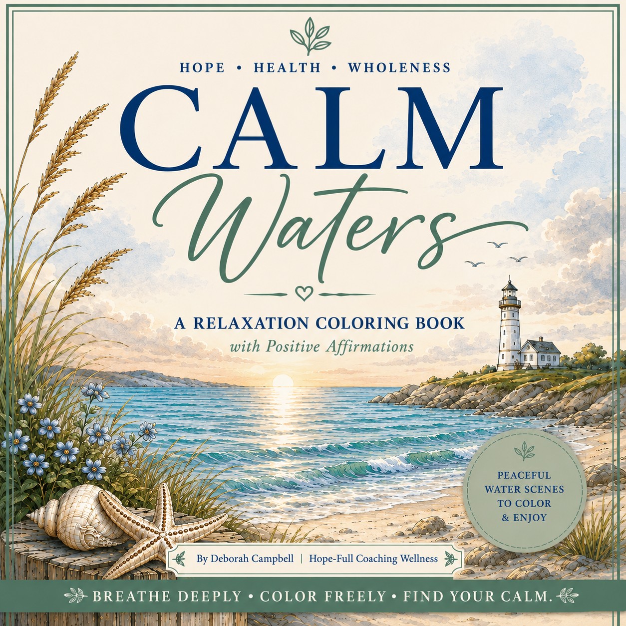 Calm Waters Coloring Book