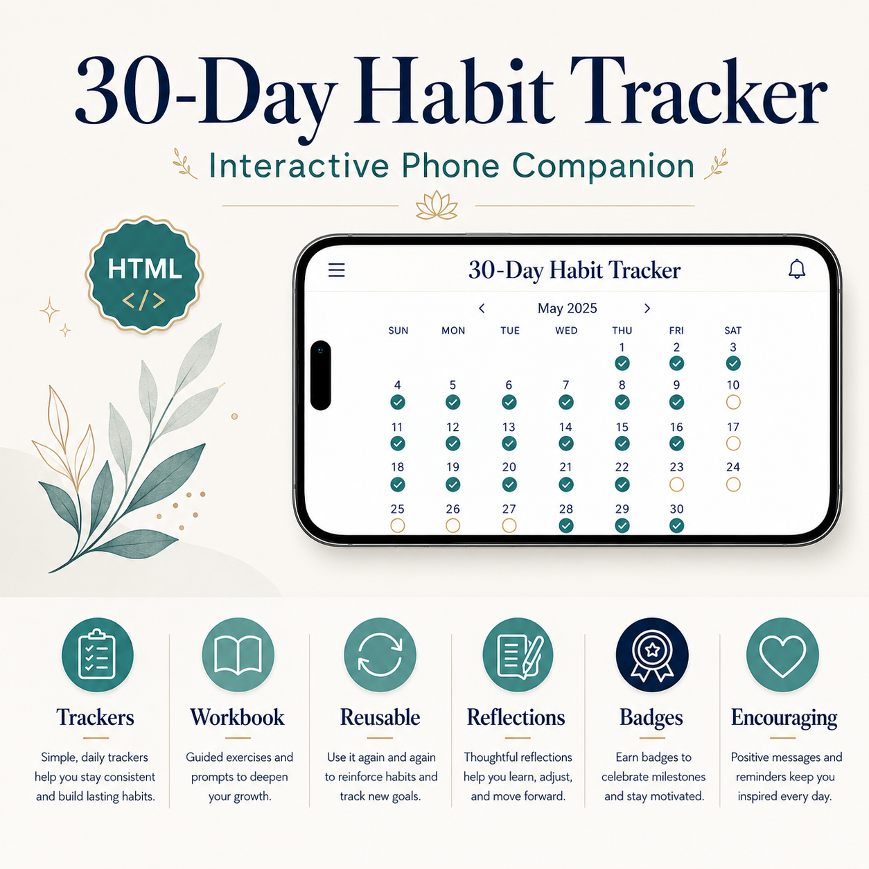 30-Day Habit Tracker