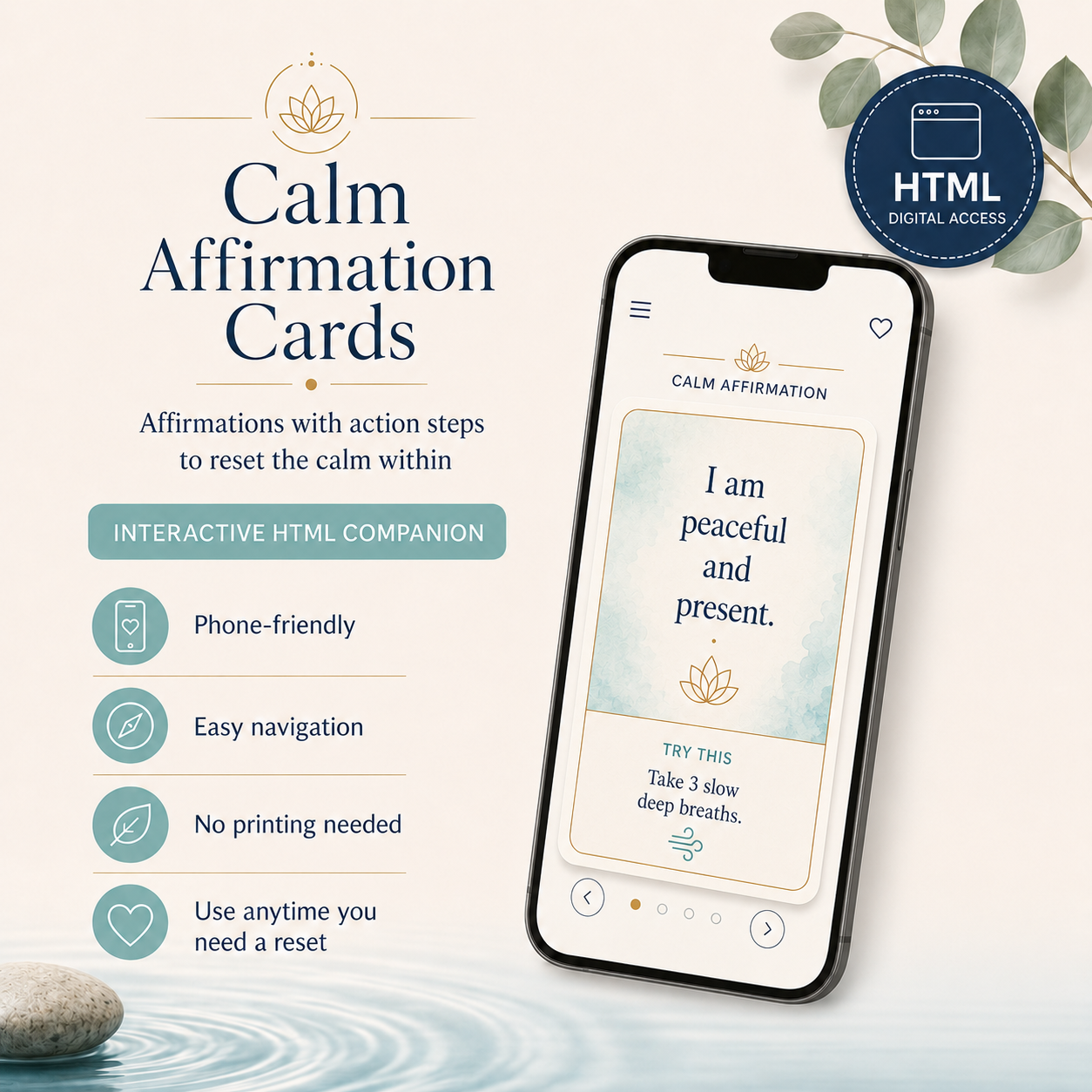 Why You'll Love Calm Affirmation Cards