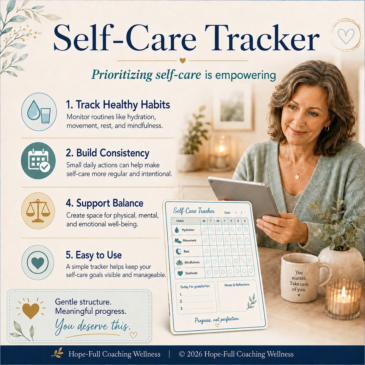 Self-Care Digital Tracker