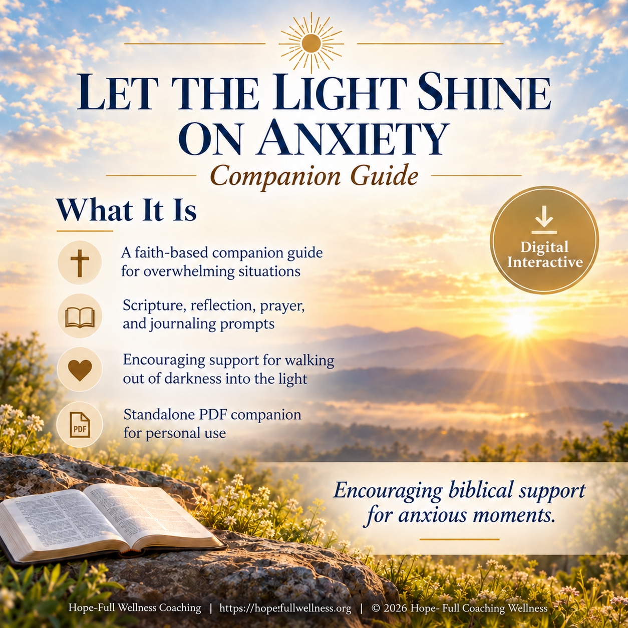 Let the Light Shine on Anxiety Companion Guide - What It Is