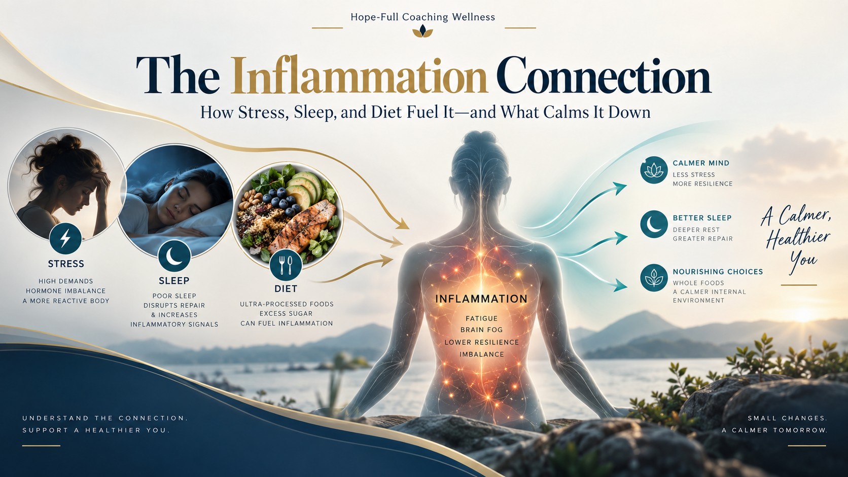 How Stress, Sleep, and Diet Fuel It—and What Calms It Down