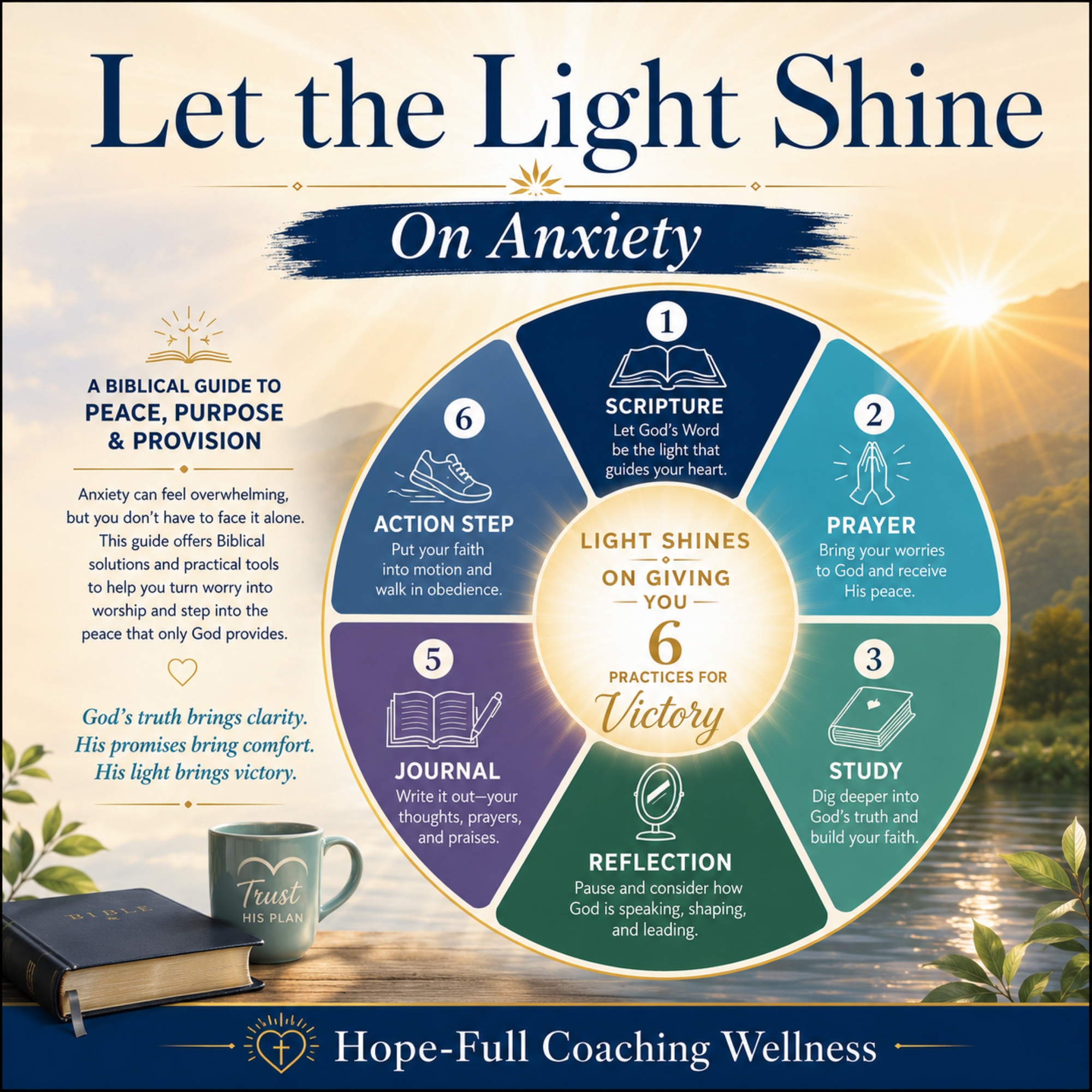 Let the Light Shine on Anxiety - six practices for peace